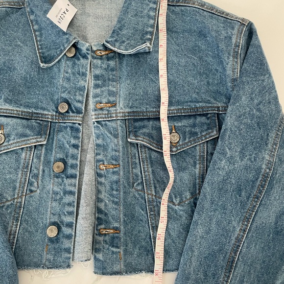 PacSun John Galt Indigo Wash Cropped Denim Jean Jacket - Picture 3 of 9